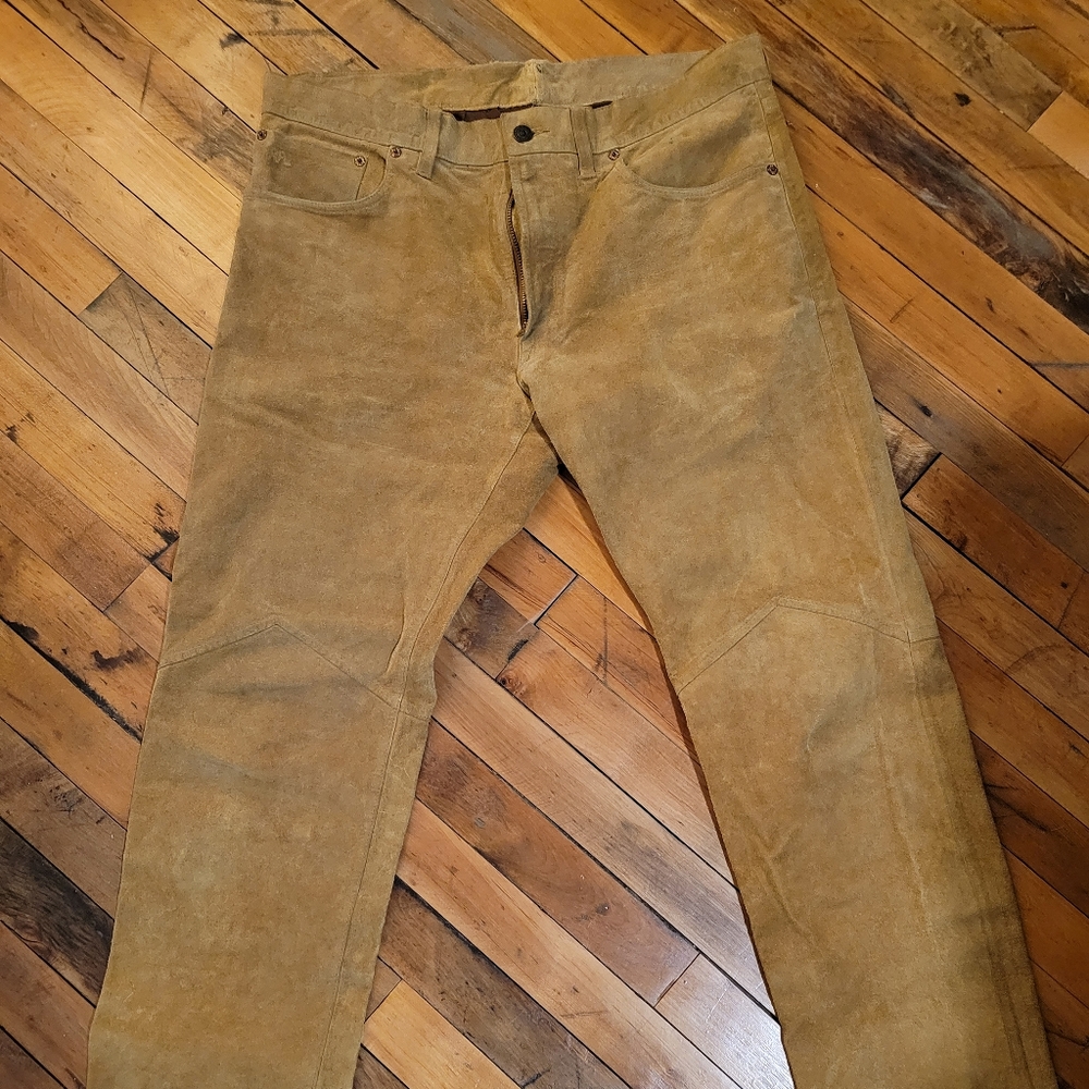 RRL Suede Roughout Pants